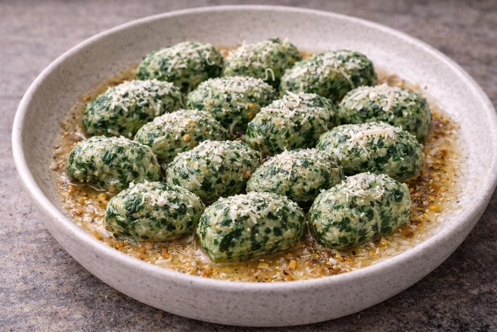 Ricotta- og spinatgnocchi