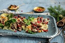 Couscoussalat med lammekjøtt