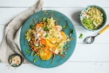 Couscoussalat med kylling og appelsin