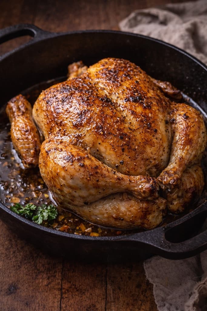 Kylling stekt i kjernemelkmarinade