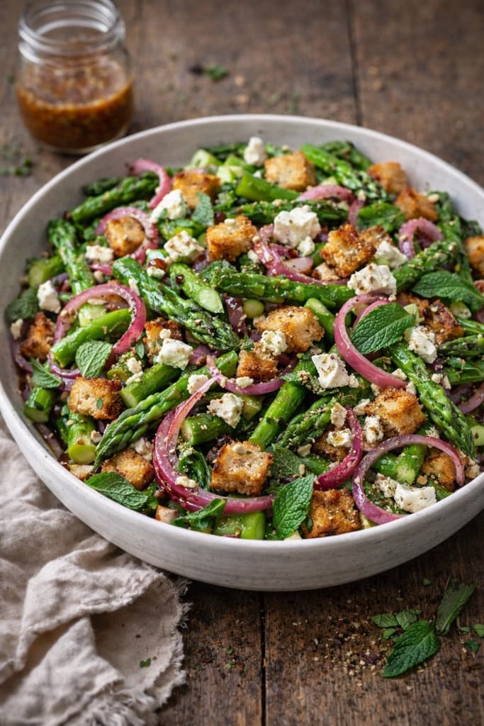 Asparagus and Feta with Mint
