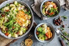 Kyllingsalat med pasta