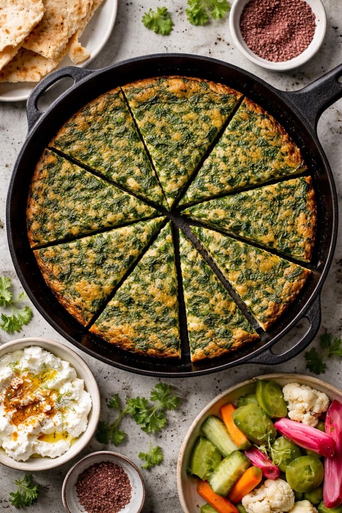 Kuku Sabzi (Persisk urtekake)