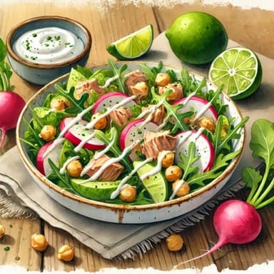 Reddik- og tunfisksalat