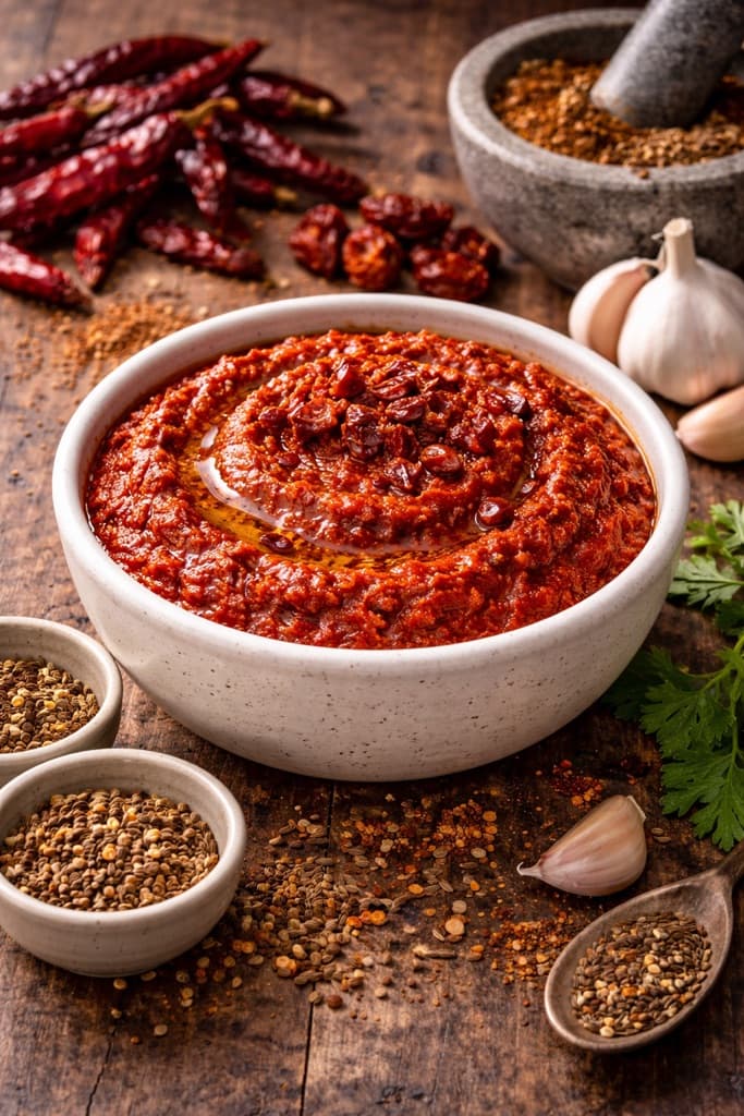 Harissa – Nordafrikansk paprikasaus