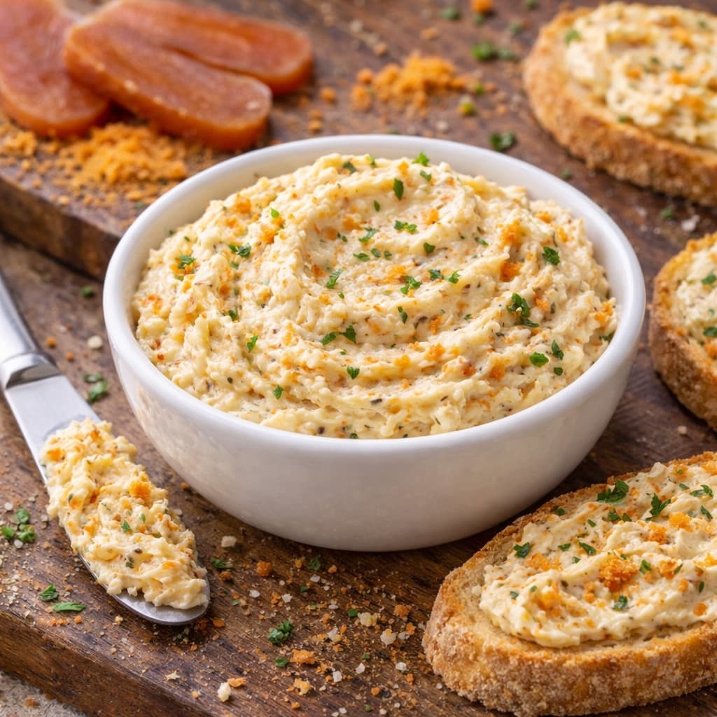 Smør med tørket, saltet rogn