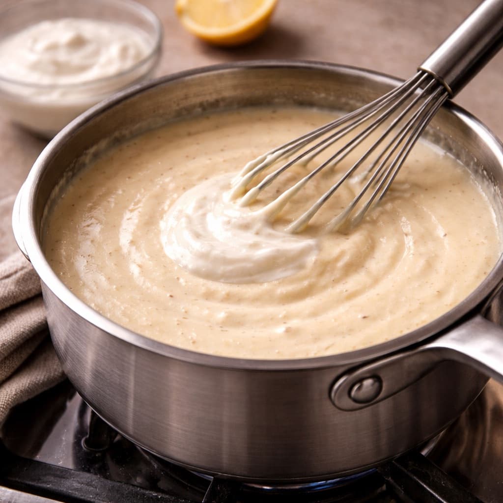 Béchamelsaus med yoghurt