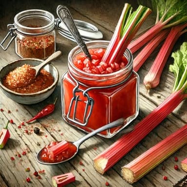 Ketchup med rabarbra