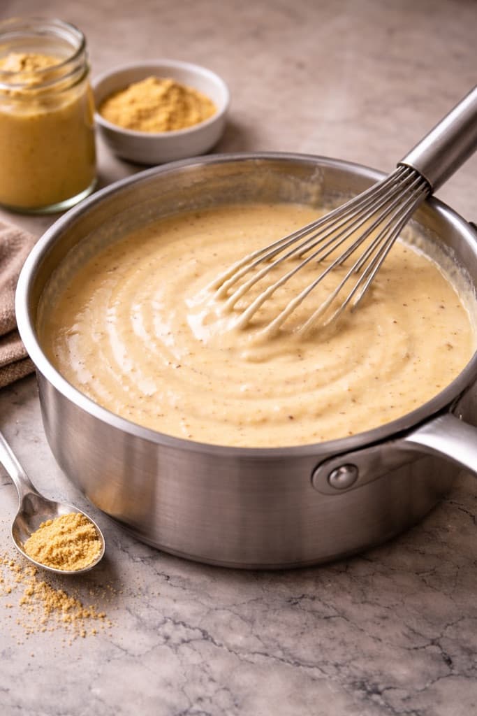 Béchamelsaus med sennep