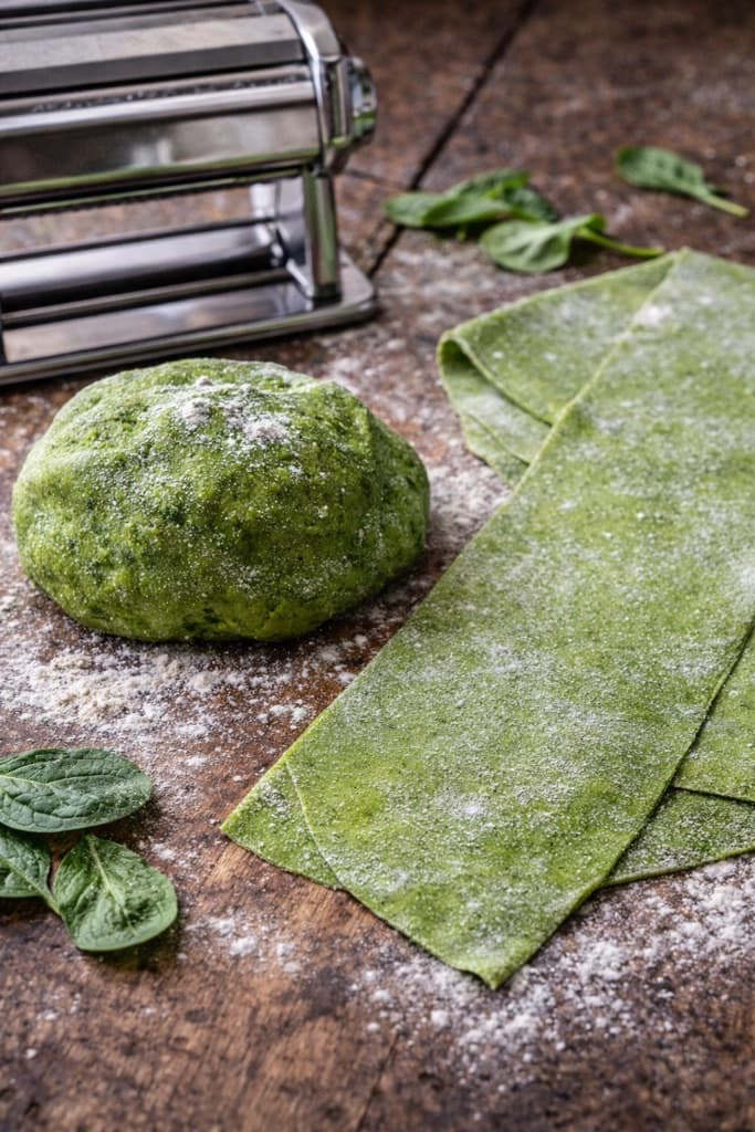 Grønn Pastadeig (Grunnoppskrift)