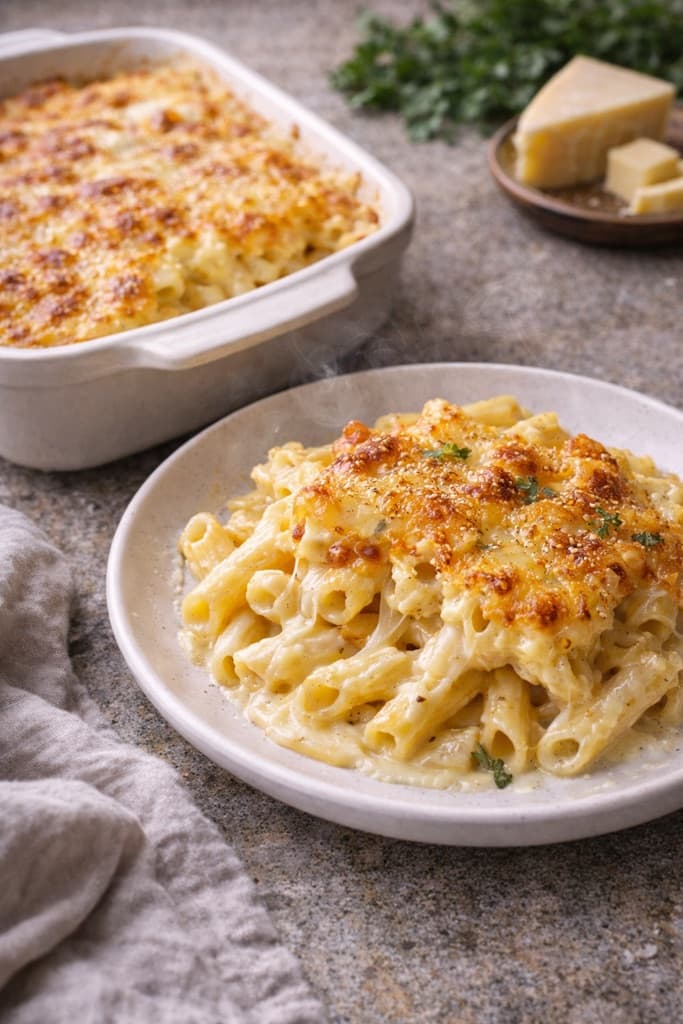 Gratinerte maccheroni