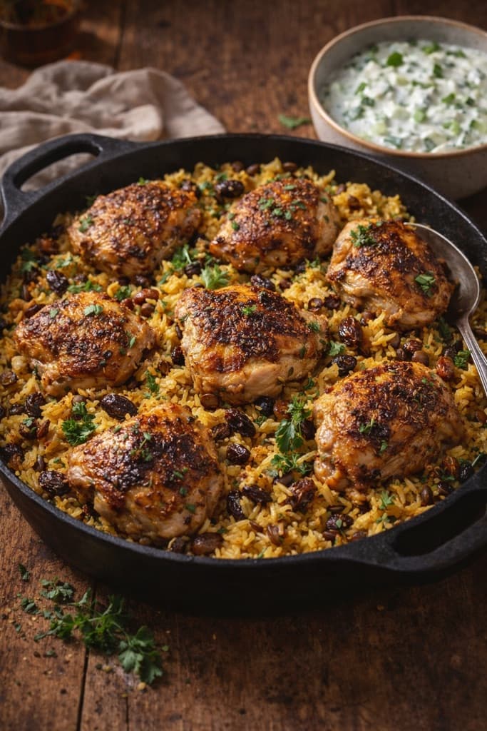 Adas Polo o Morgh – Kylling med linsris