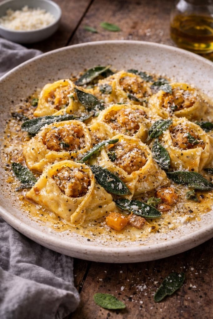 Tortelli med Gresskar