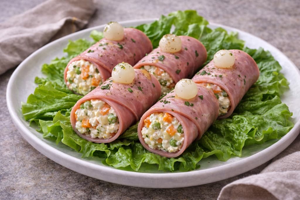 Roulader med russisk salat