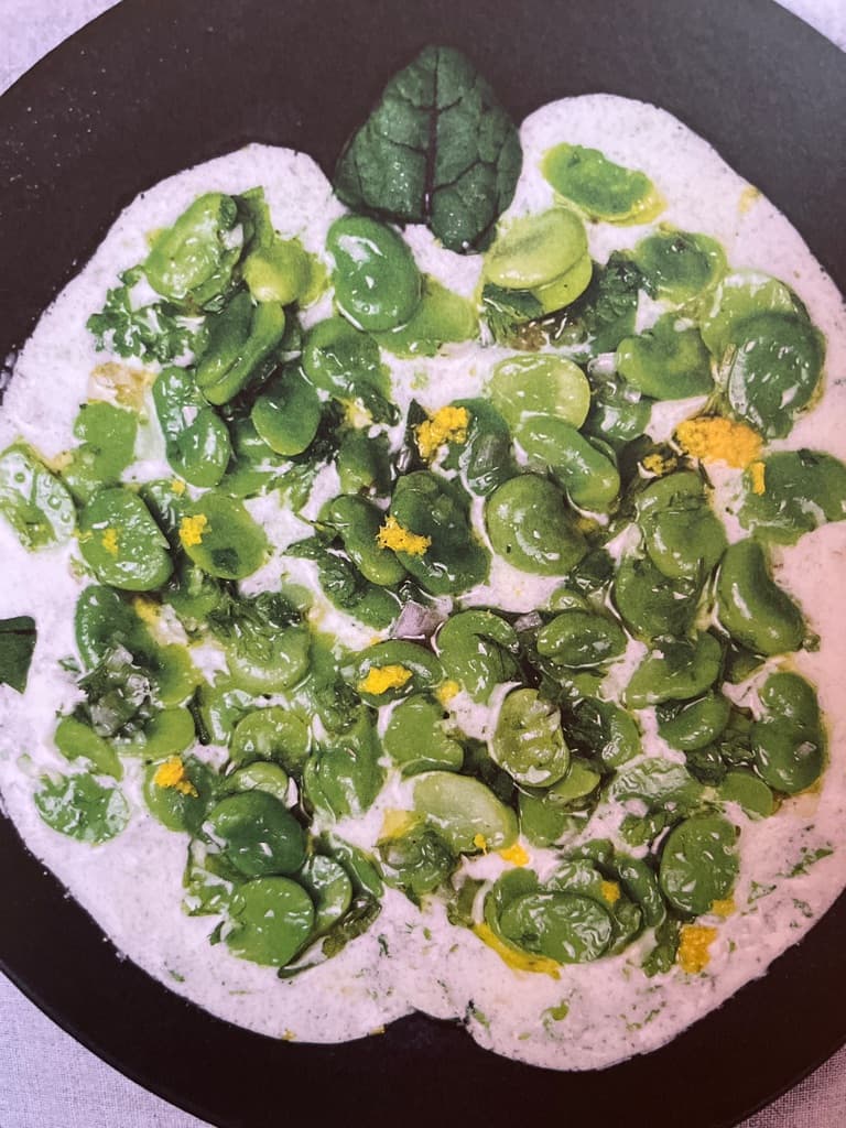 Bondebønner med sitrus