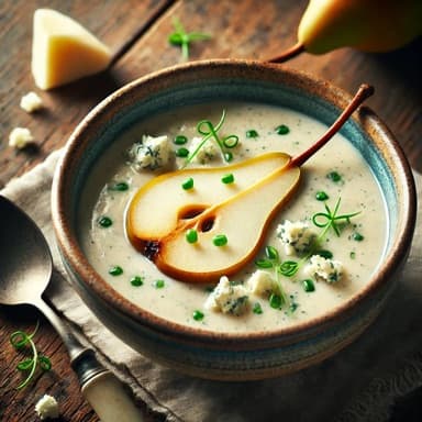 Pære- og Stiltonsuppe