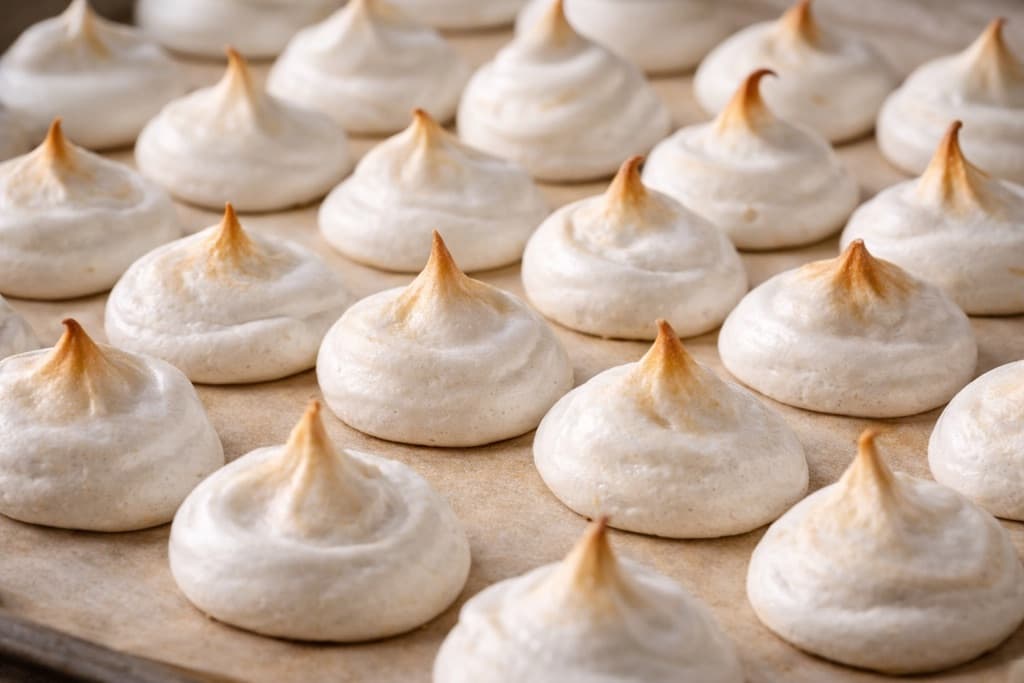 Marshmallow-lignende marengs