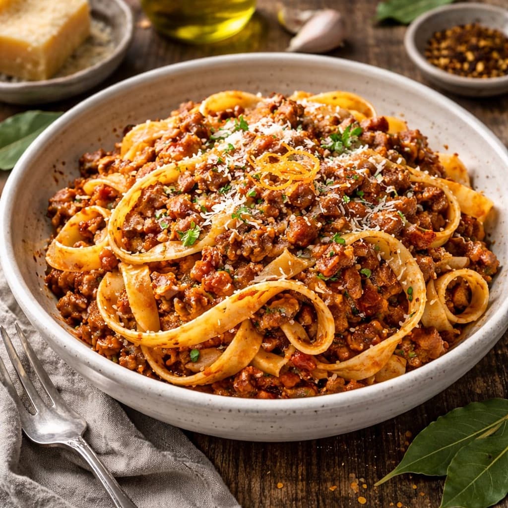 Pasta med Ragu