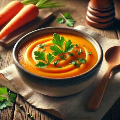 Gulrot- og Appelsinsuppe