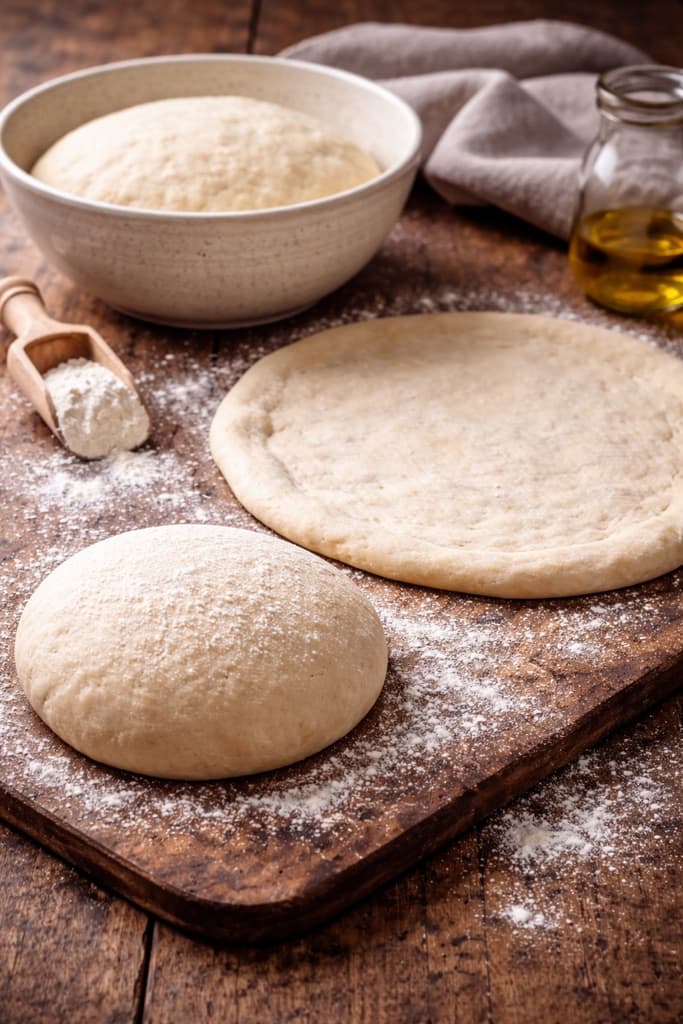 Pizzadeig (Grunnoppskrift)