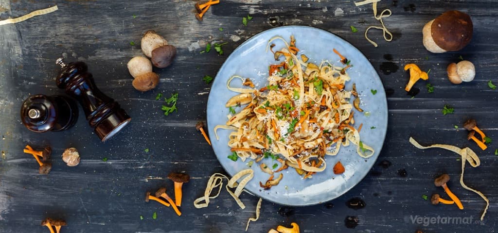 Tagliatelle med kantareller