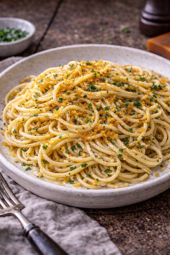 Spaghettini med bottarga