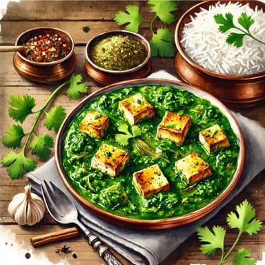 Saag paneer