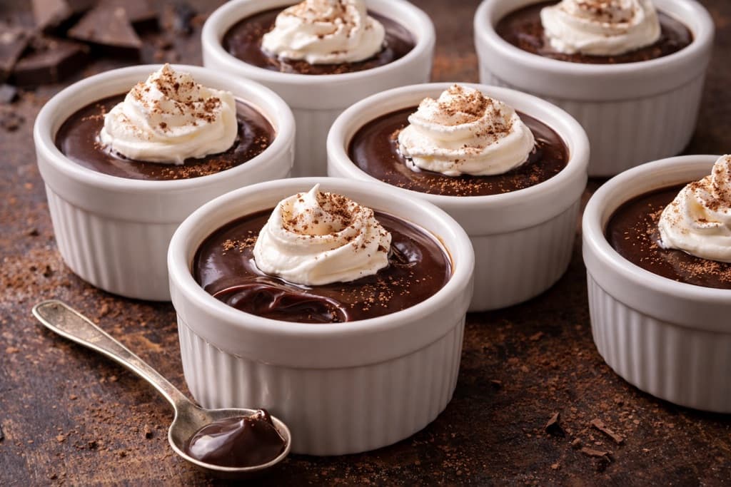 Mørk sjokoladepudding