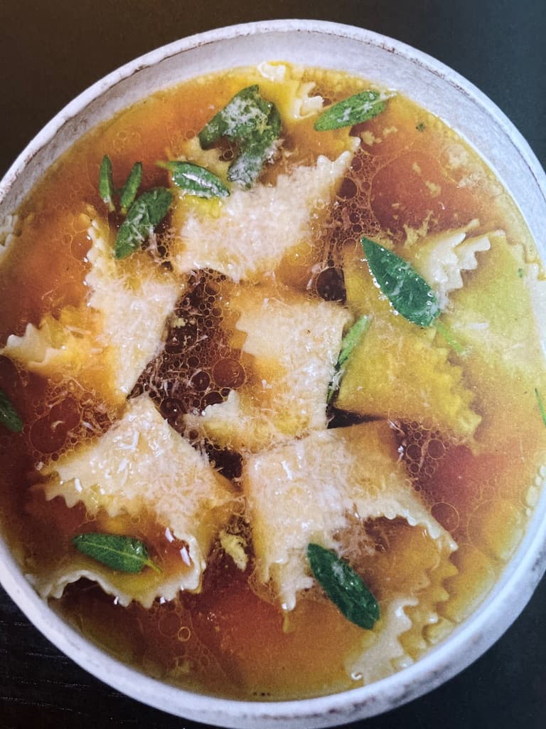 Tortelli i misosuppe