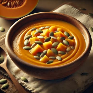 Gresskar- og Eplesuppe