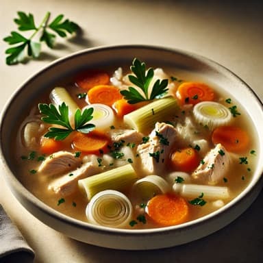 Cock-a-leekie-suppe