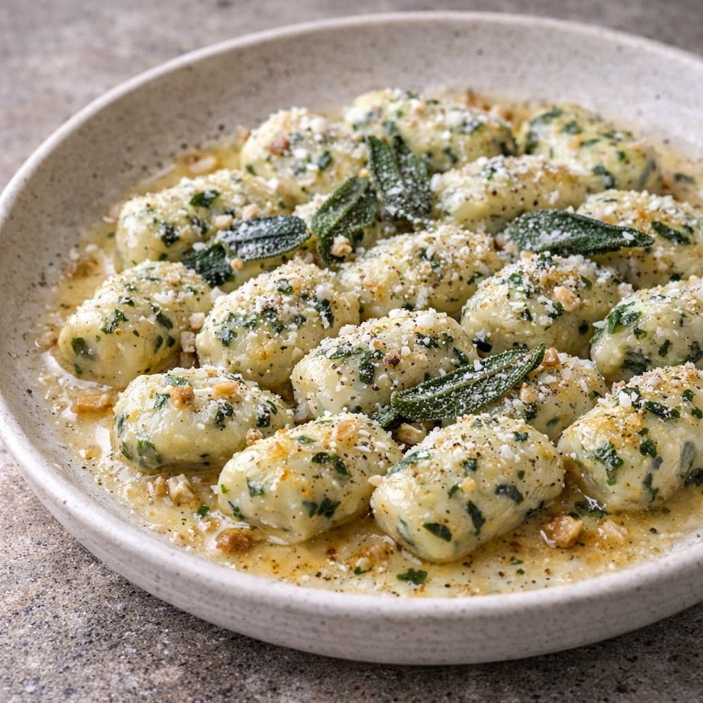 Potet- og brenneslegnocchi