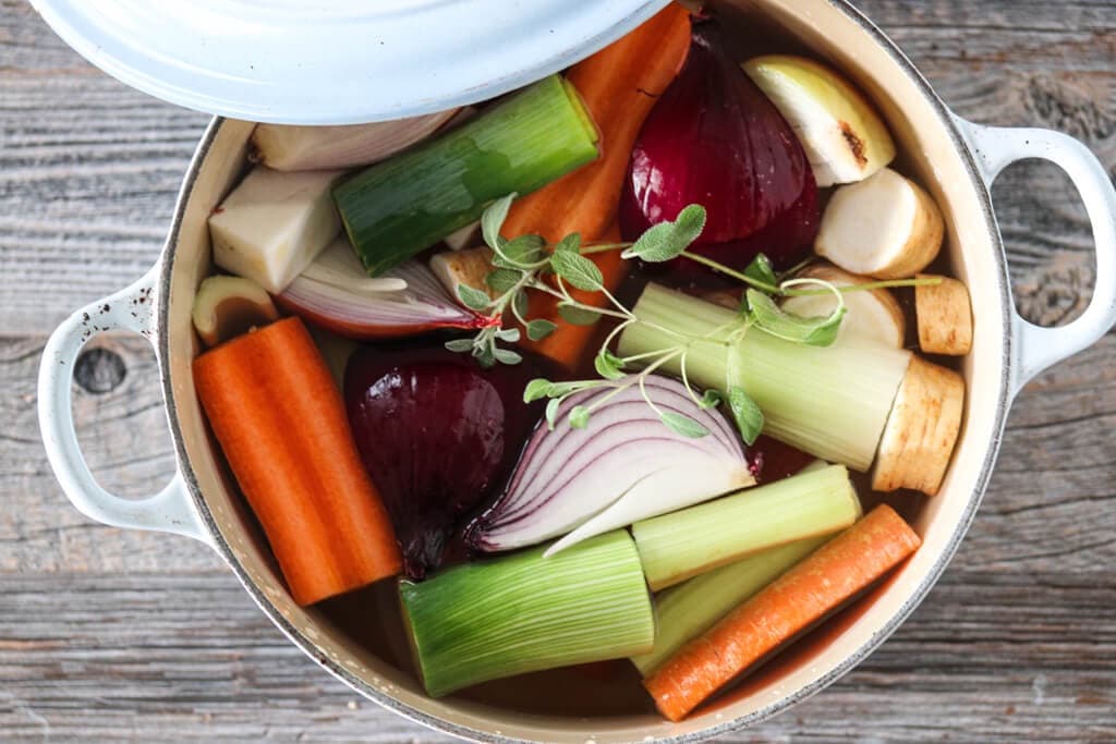 Grønnsaksbuljong (dashi)