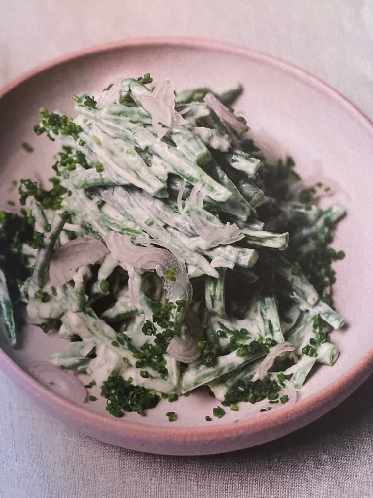 Aspargesbønner à la crème