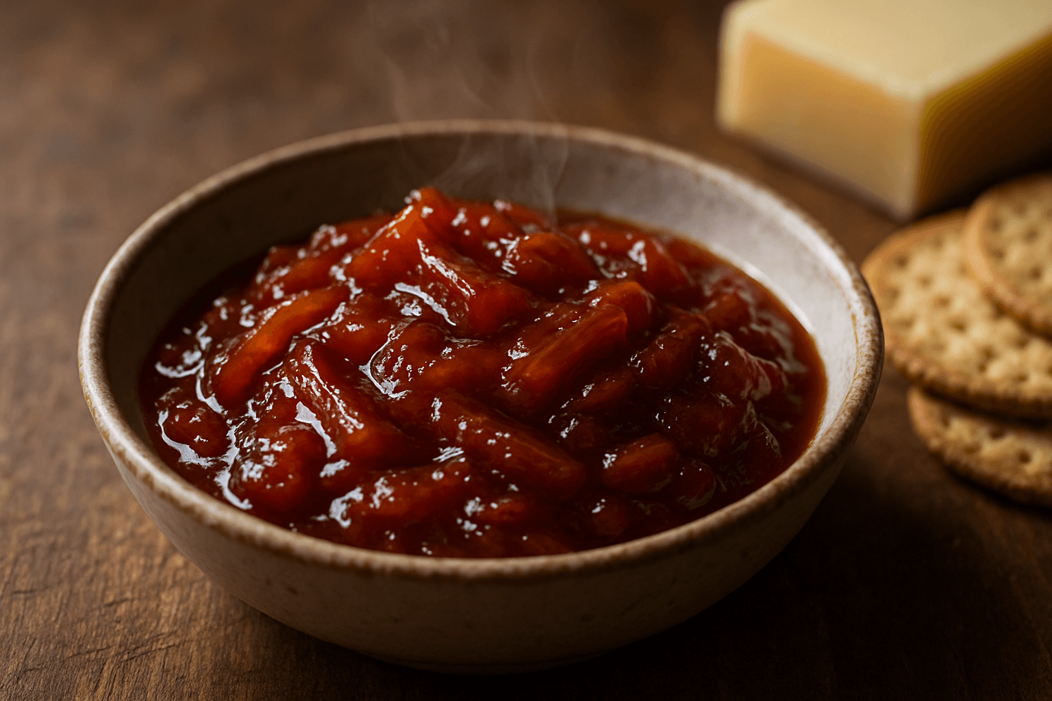 Karamellisert rabarbrasyltetøy