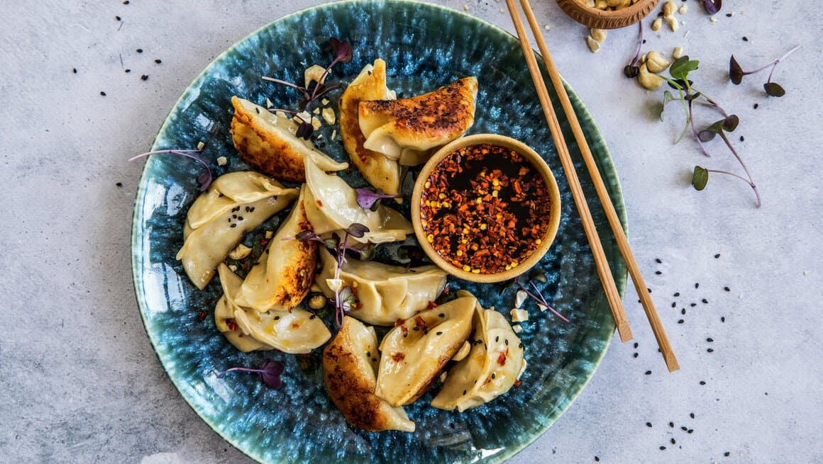 Gyoza med svinekjøtt