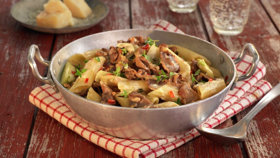 Pasta med lammeskav